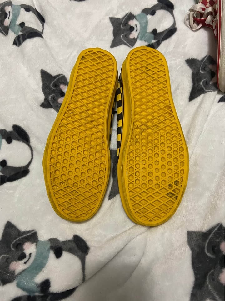 Vans Old Skool Yellow & Black Checkerboard - photo 4