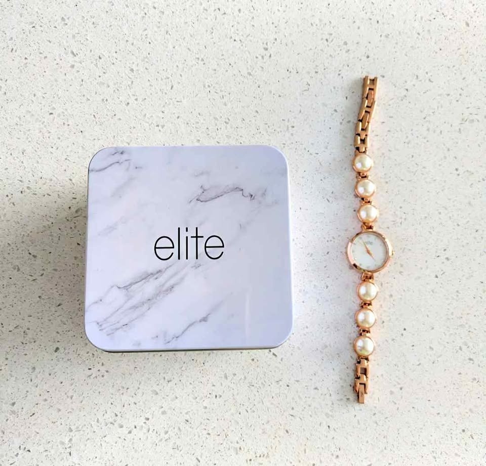 New Rose Gold & Pearl Watch