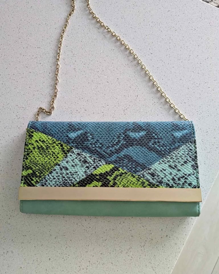 Aldo Snakeskin Clutch
