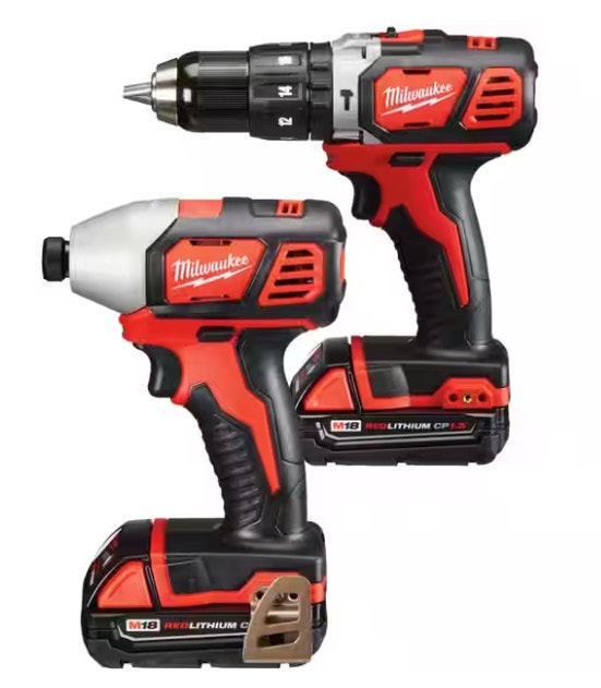 MILWAUKEE M18 Cordless Hammer Drill & Impact Driver Set - photo 3