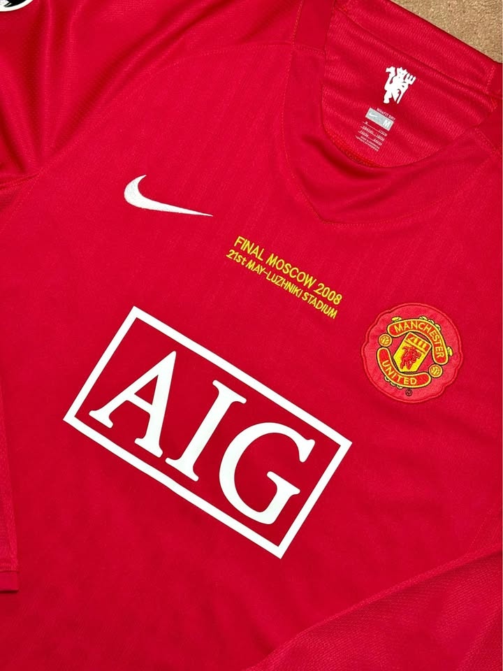 Man Utd 07-08 Ronaldo #7 Champions Final Jersey (S, M, L)