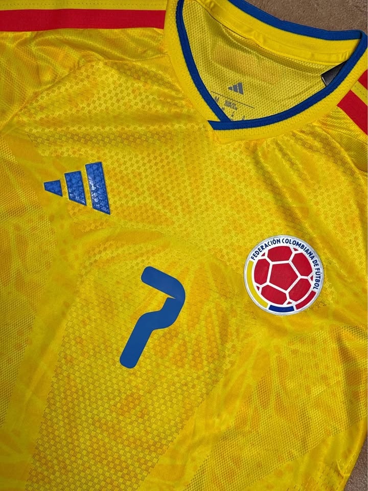 Colombia 2026 World Cup Home Jersey | LUIS DIAZ # 7 | Size M
