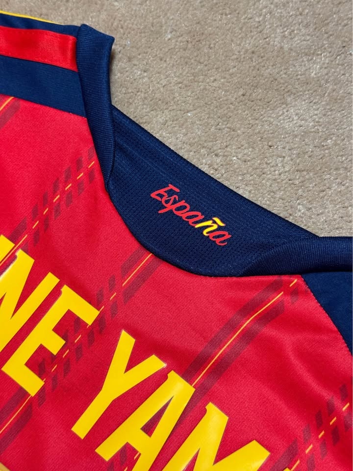 Spain 2026 World Cup Home Jersey | Lamine Yamal #19 | Size S | F - photo 5
