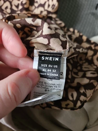 Leopard Print Off The Shoulder Blouse Shein XL - photo 3
