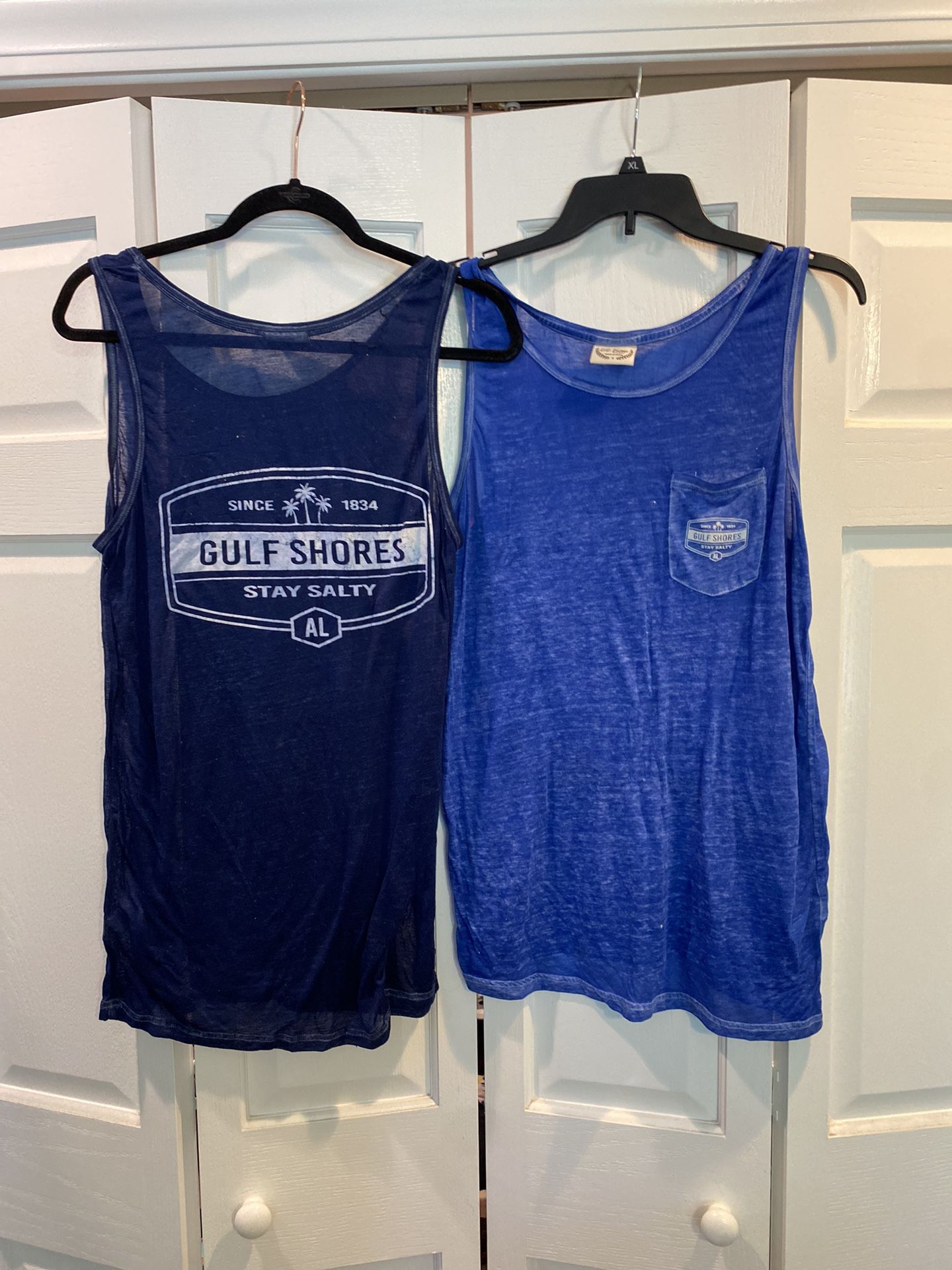 Women's Large / Men's Small Gulf Shore Tanks - $12 Both