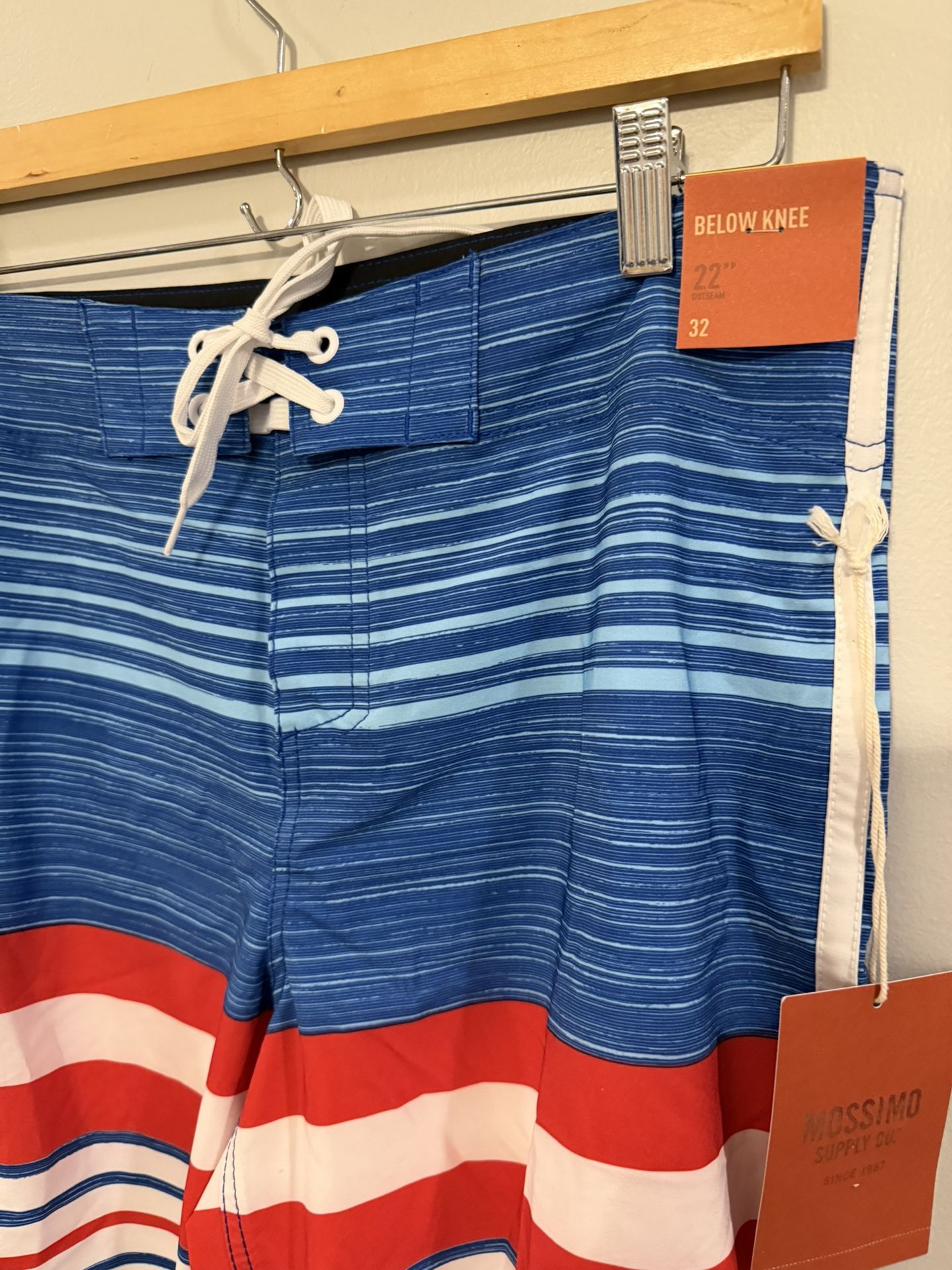 NWT Mens Below The Knee Board Shorts Swim Trunks SZ 32 - photo 5