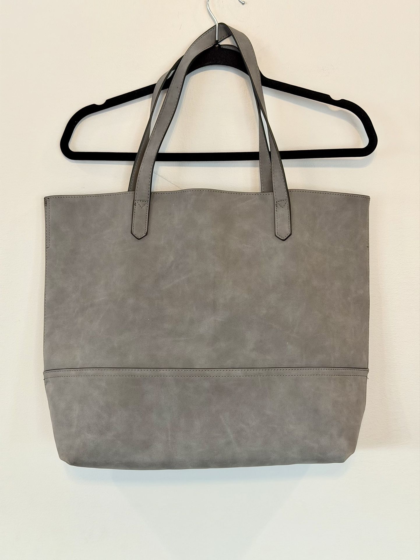 Women's Faux Suede Tote Bag - K.Carroll Taylor Gray