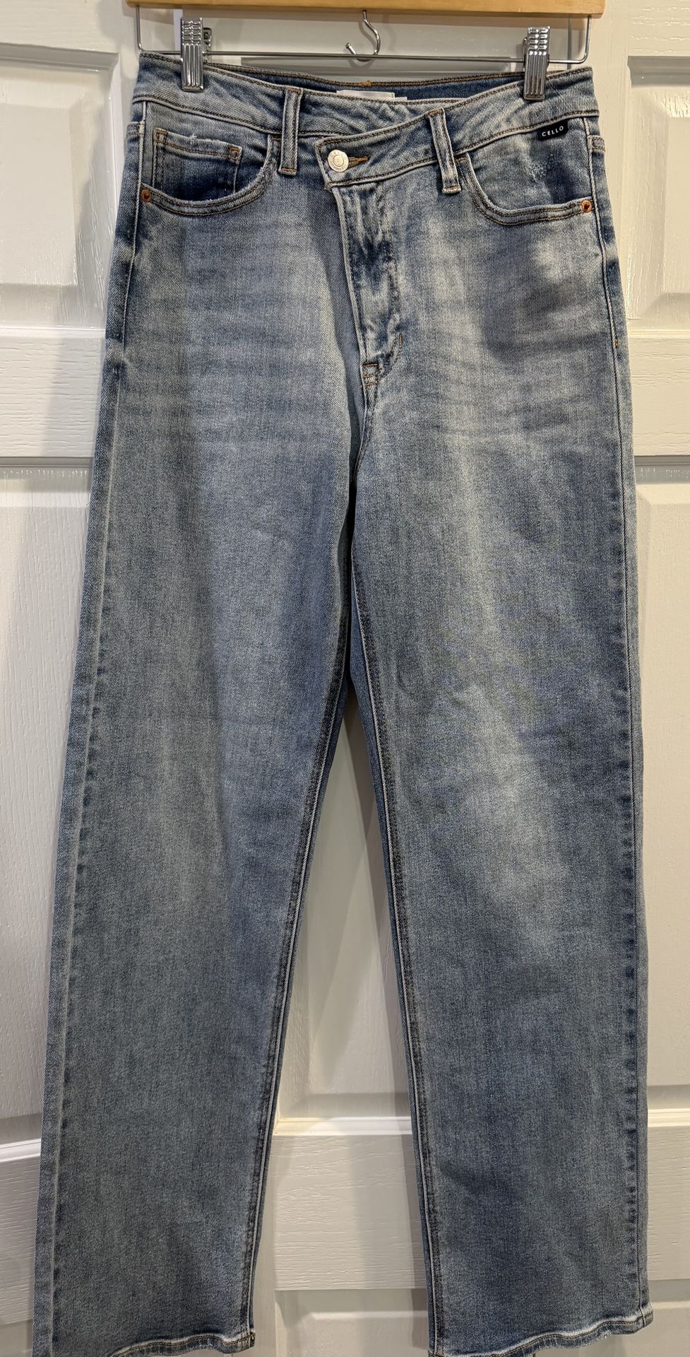 Cello Women's Crossover Cotton Denim Jeans - Size 7