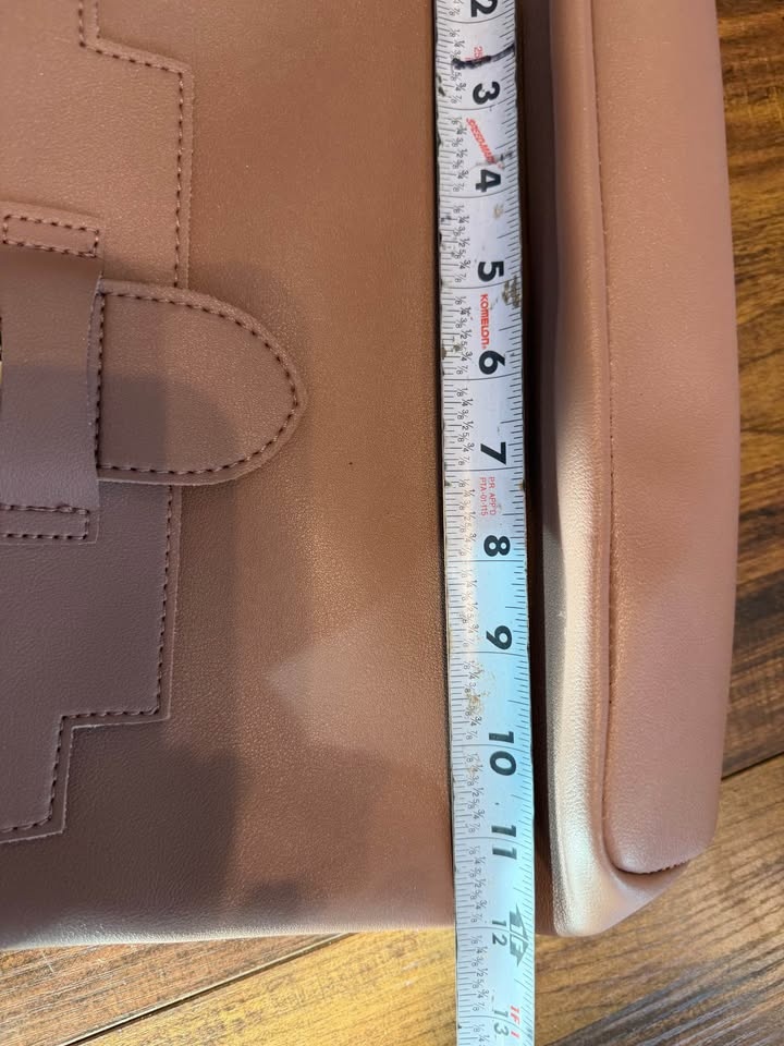 Women’s Dusty Rose Pink Faux Leather Backpack Bag $12 - photo 4