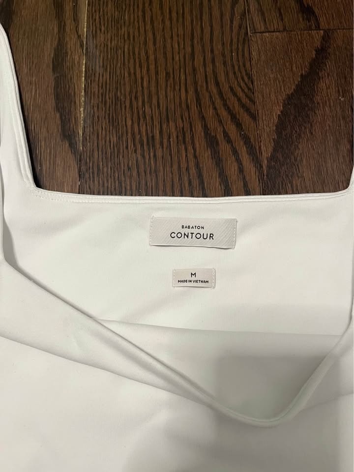 White Artizia Squareneck Longsleeve - Size Medium - photo 2