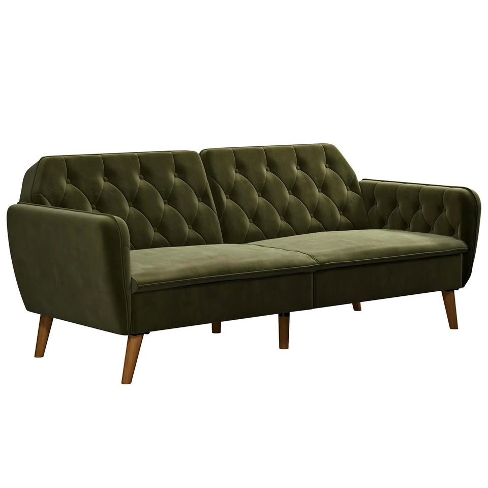 Green Memory Foam Futon from Novogratz - photo 2