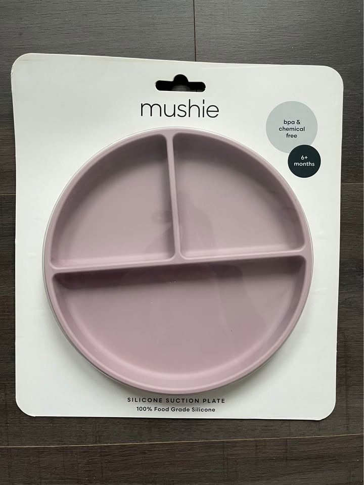 Mushie Plate + Cutlery