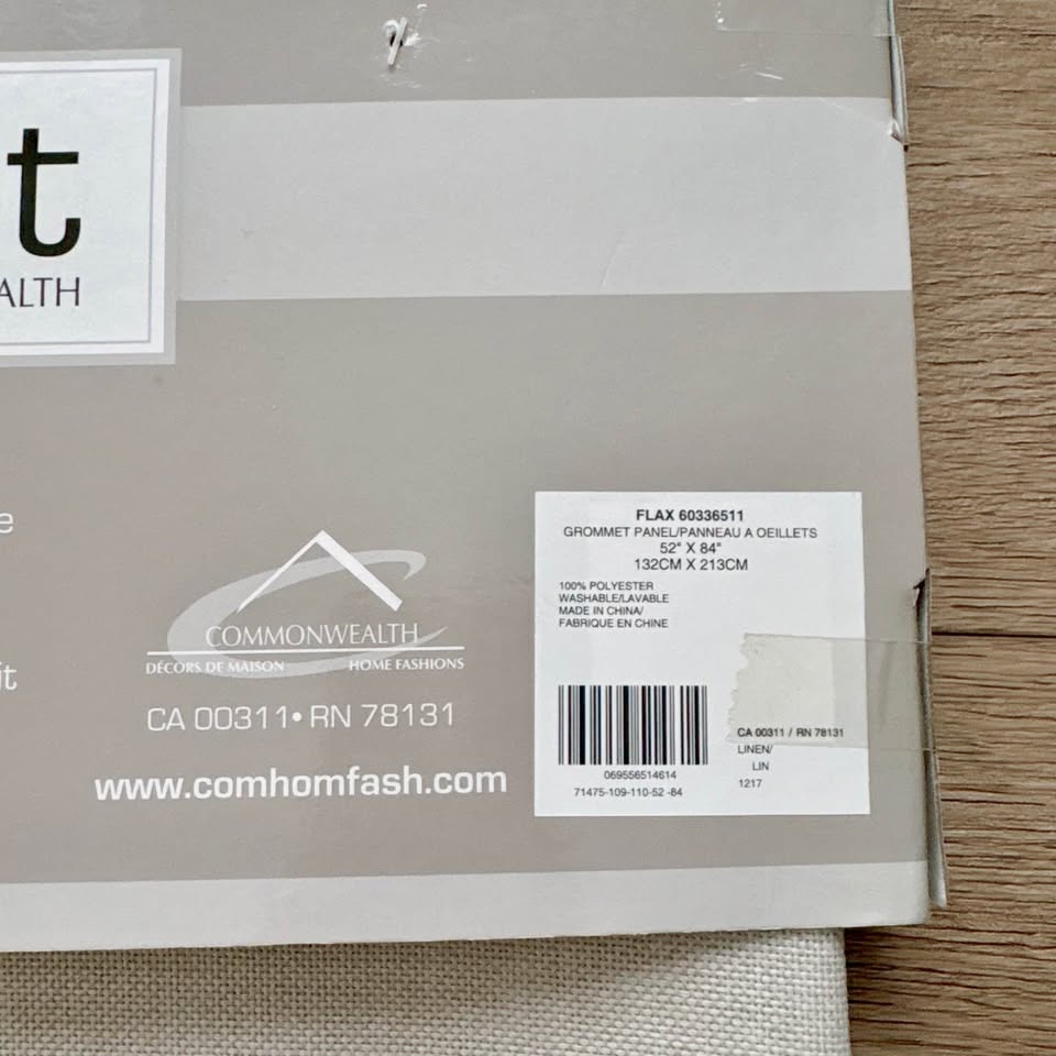 2 Brand New Grommet Drapery Panels 84" - photo 4