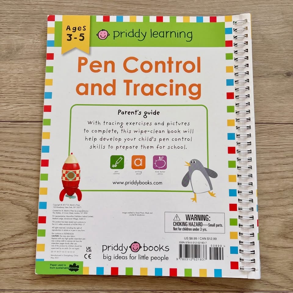 Wipe Clean Reusable Pen Control Tracing Workbook Bundle - photo 5