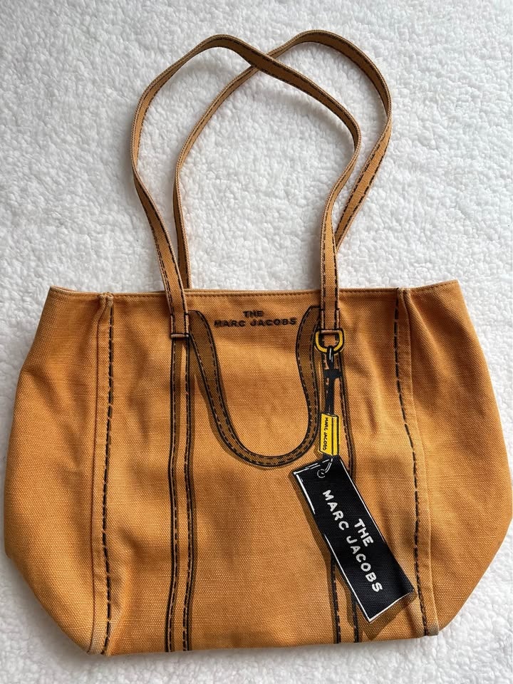 Marc Jacobs Trompe L'oeil Tag 27 Tote Bag - Toast Multi - photo 2