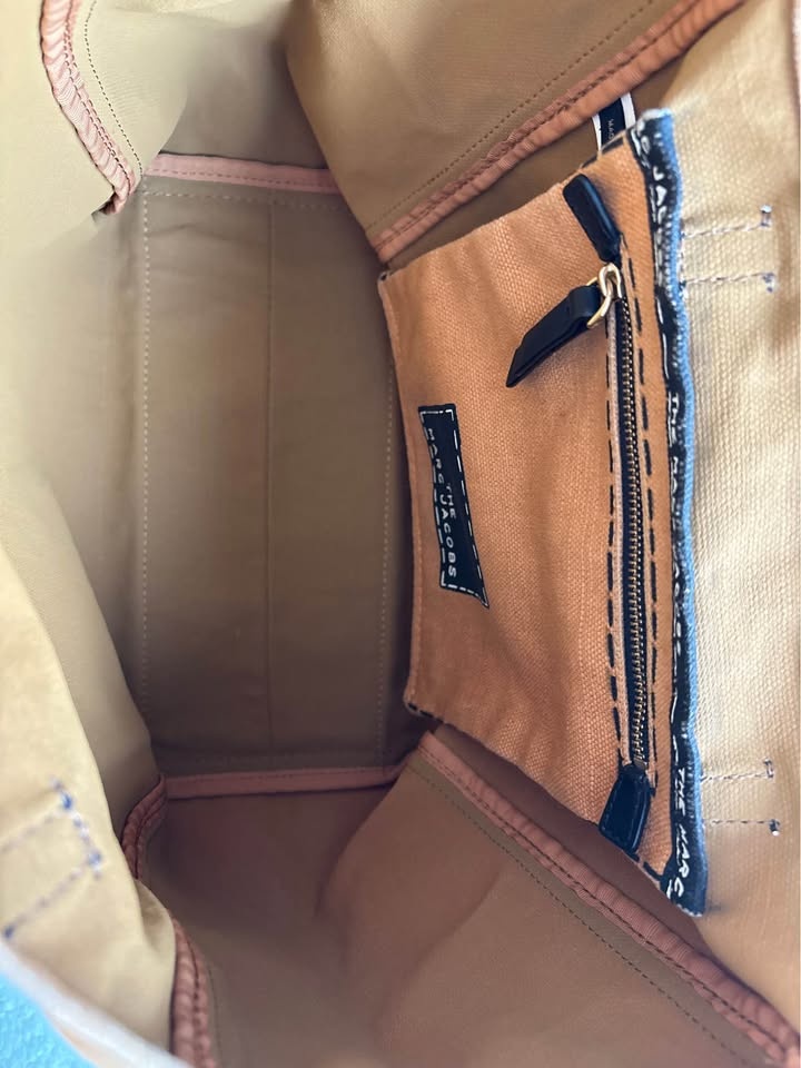 Marc Jacobs Trompe L'oeil Tag 27 Tote Bag - Toast Multi - photo 5