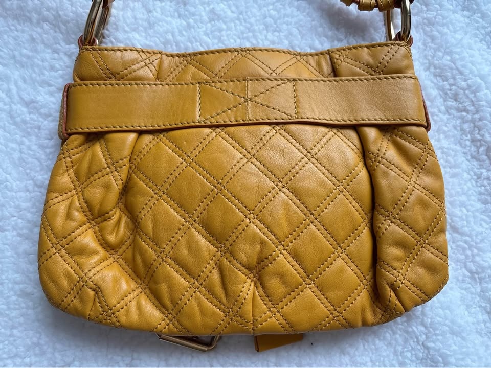 Marc Jacobs Mustard/Yellow Quilted Leather Baroque Bag - photo 2