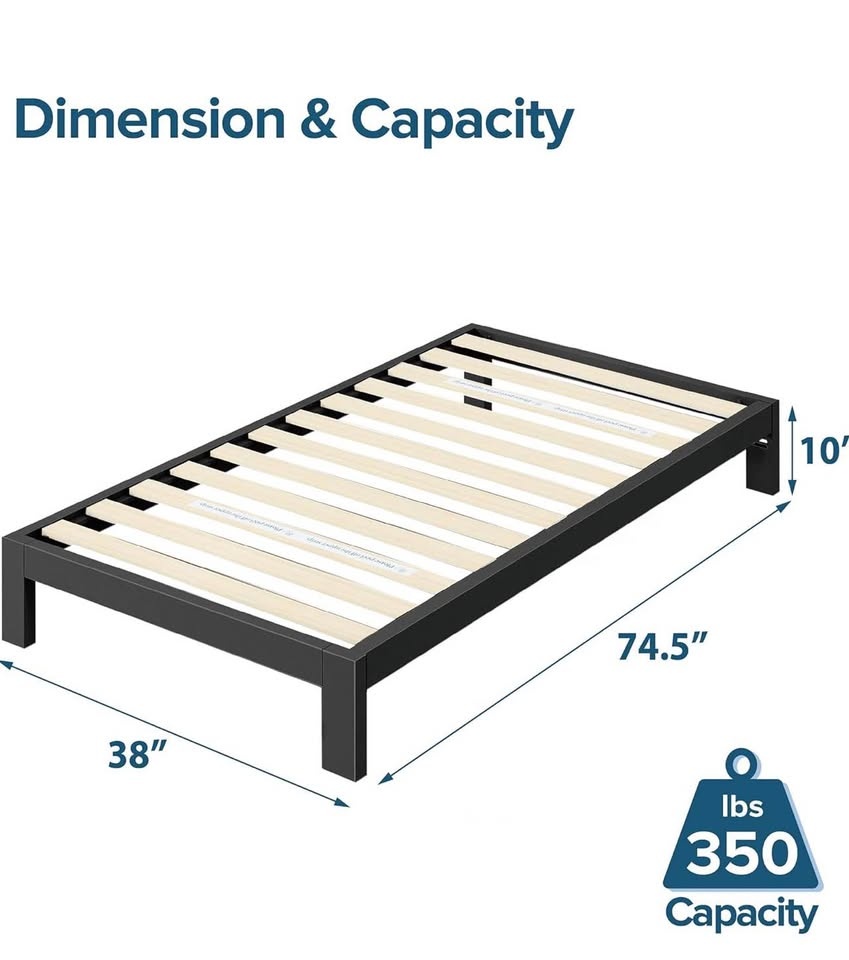 Zinus Twin Bed Frame - Amav 10 inch - photo 2