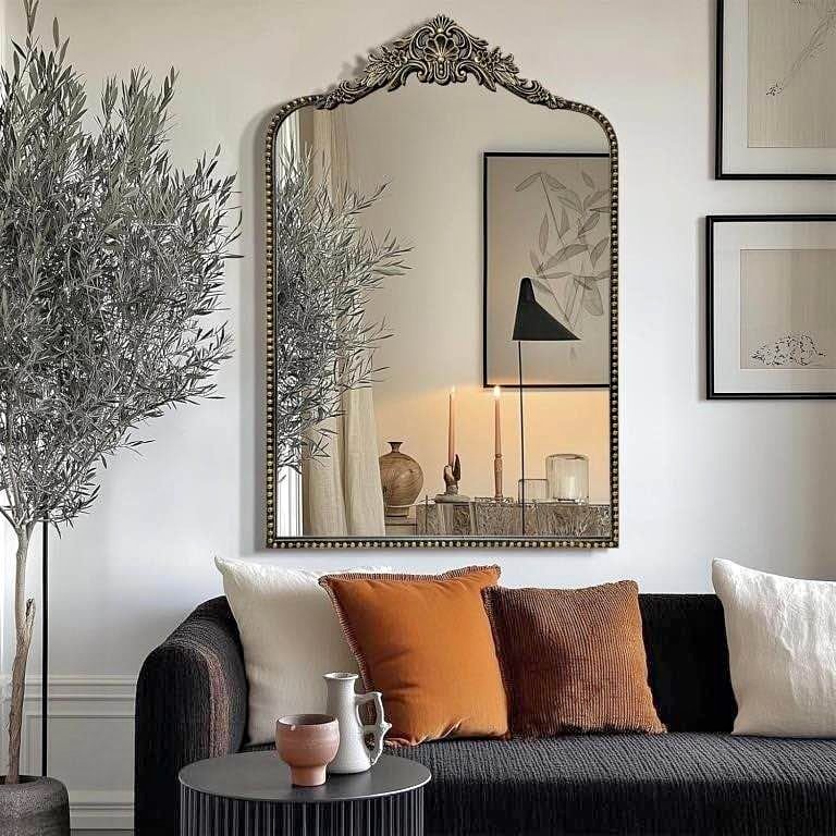 Vintage Baroque Mirror 24x36''