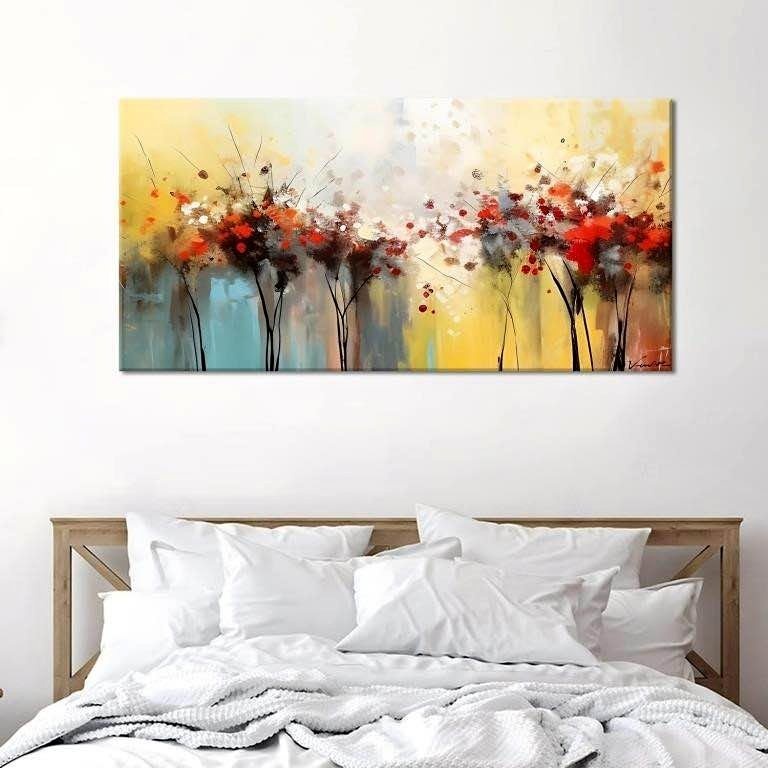 Colorful Flower Abstract Wall Art Print