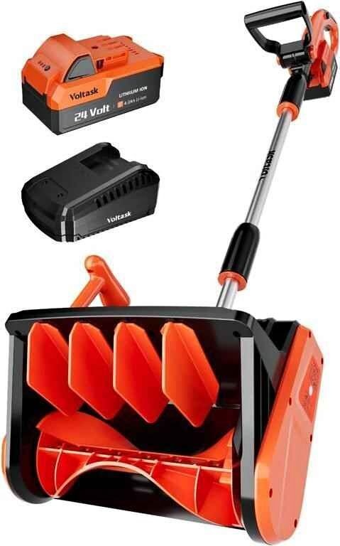 BRAND NEW - VOLTASK CORDLESS SNOW SHOVEL 24V 13IN BLOWER