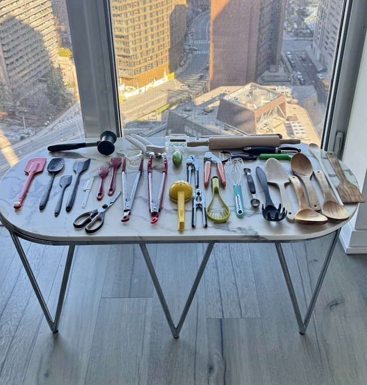Kitchen Utensil Bundle – Spatulas, Whisk, Peeler, Rolling Pin +