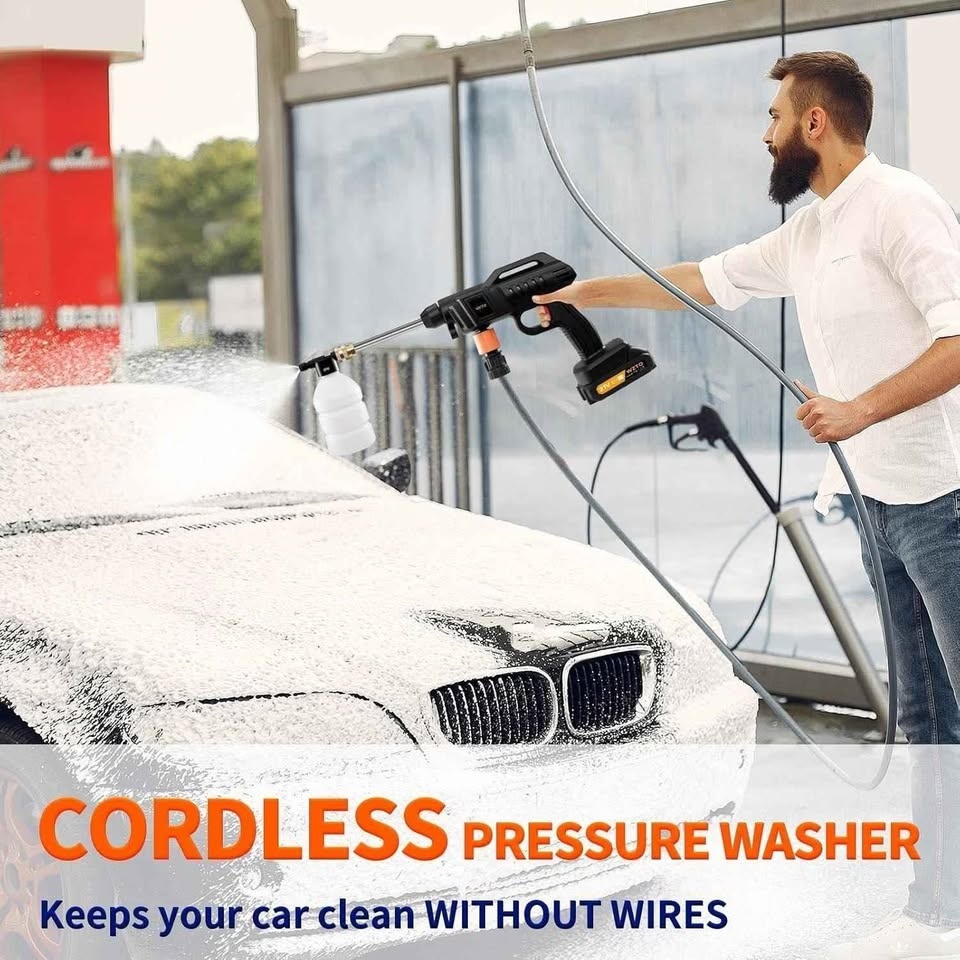 Open Box - Cordless Pressure Washer, 1500W Portable - photo 4