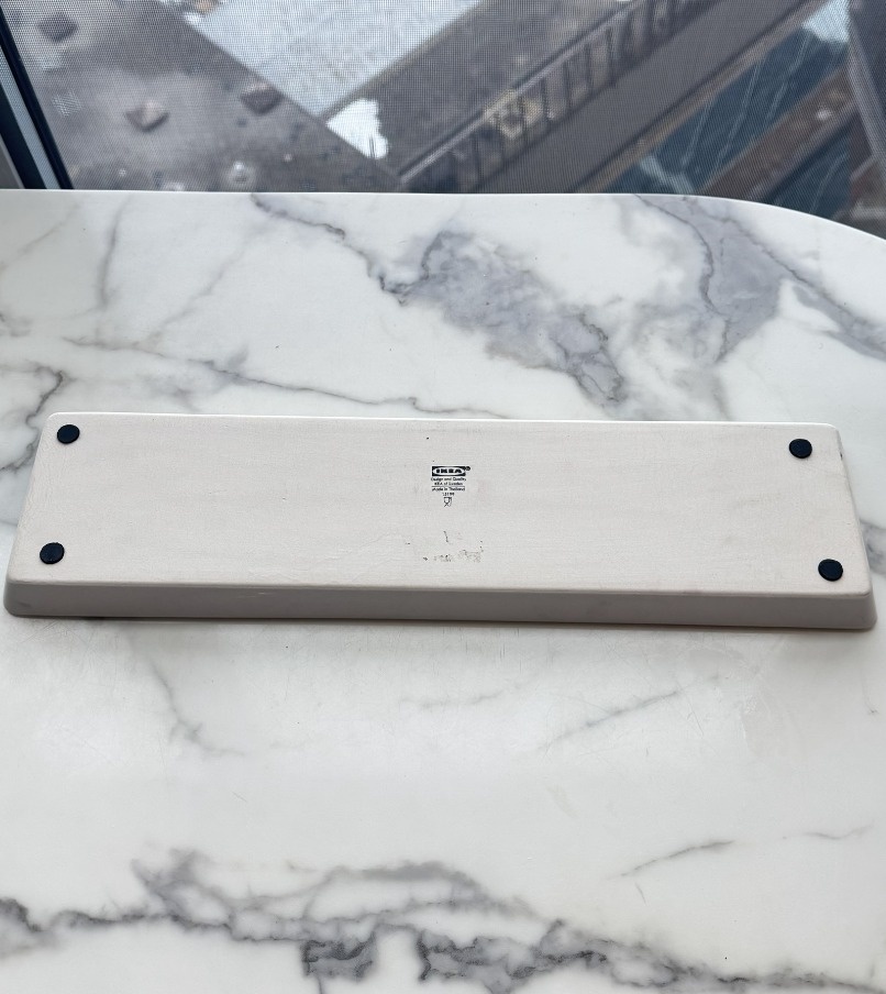 IKEA White Ceramic Tray - Large Rectangle - photo 2