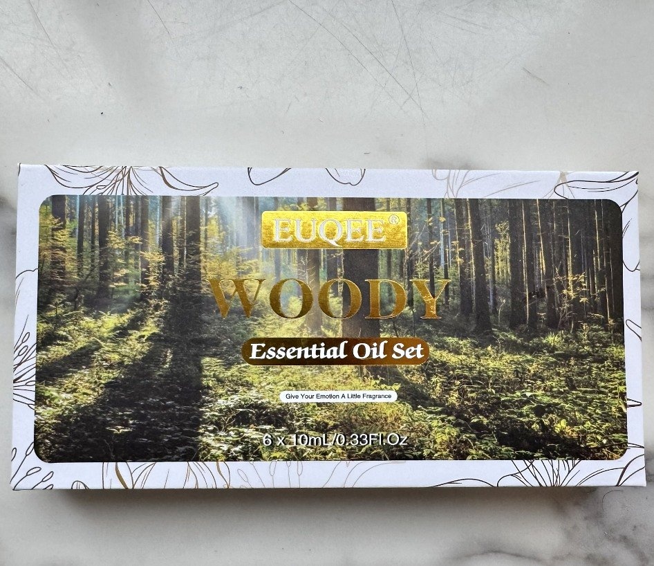 EUQEE Woody Essential Oil Set – 6 Oils
