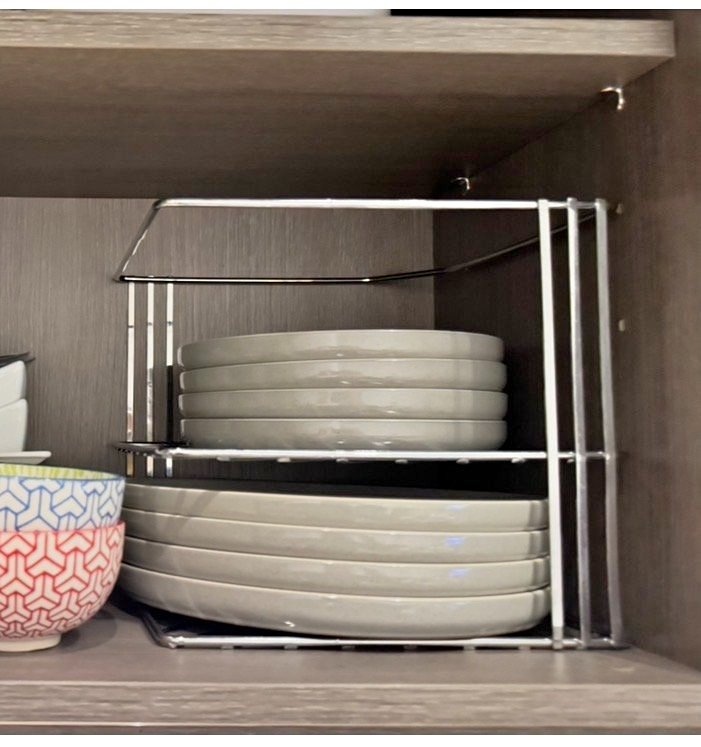 Kitchen Cabinet Organizer Bundle – Mug Rack, Shelf Risers & Cup