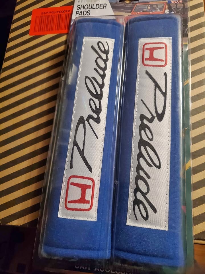 Honda Prelude Seat Belt Shoulder Pads $10 Pair