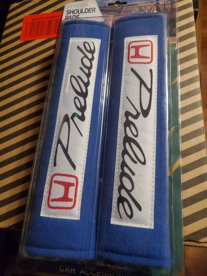 Honda Prelude Seat Belt Shoulder Pads $10 Pair - photo 2