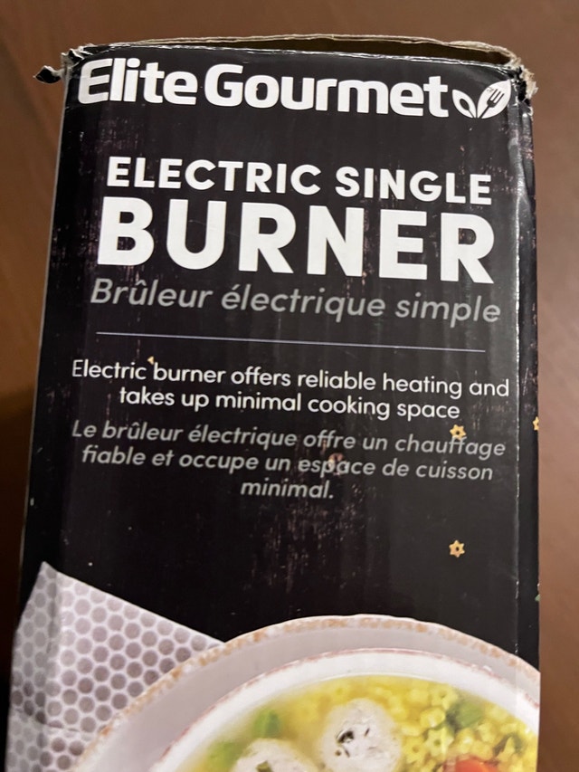 Elite Gourmet Electric Burner - photo 2