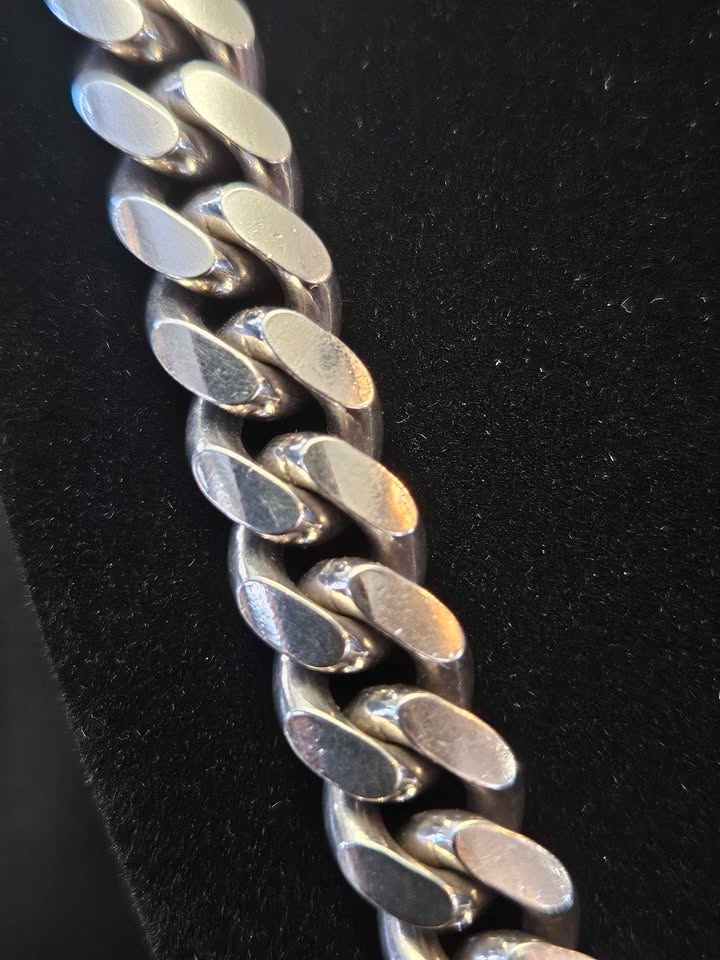 Sterling Silver 26" 9.3mm Miami Cuban Link Chain - photo 2