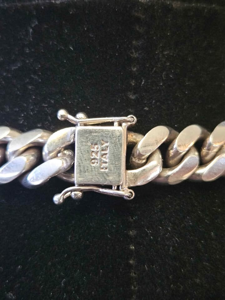 Sterling Silver 26" 9.3mm Miami Cuban Link Chain - photo 3