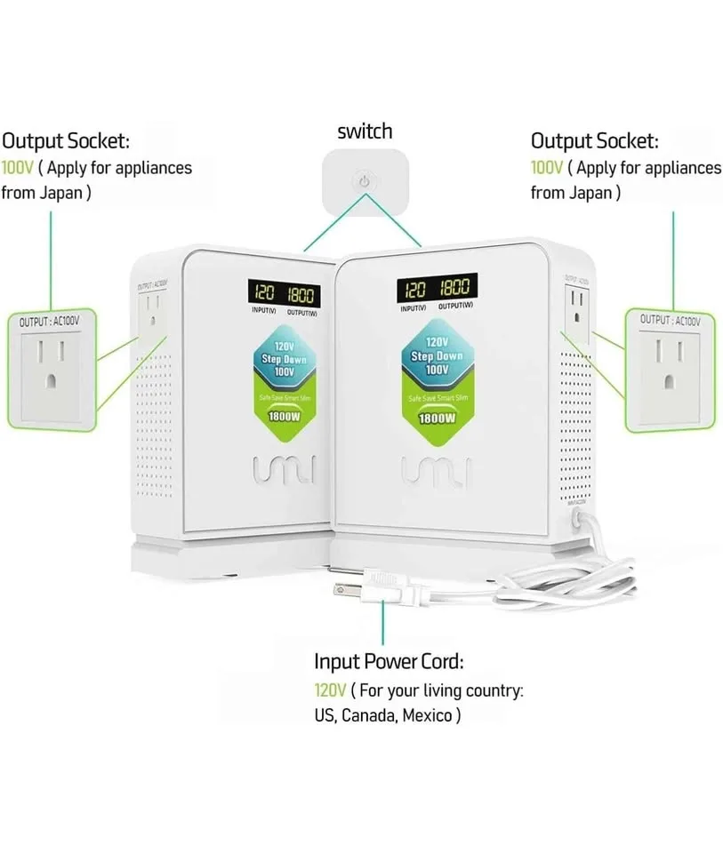 Voltage Converter Transformer (120V to 100V) image indicator(4)