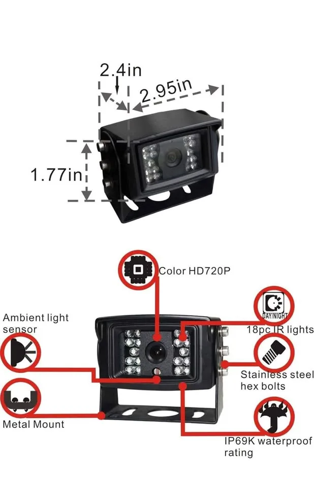 Reverse Backup Camera System image indicator(8)