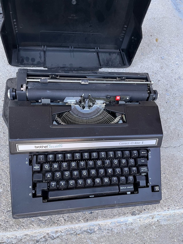 Vintage Brother Typewriter Cassette Correct-O-Riter II