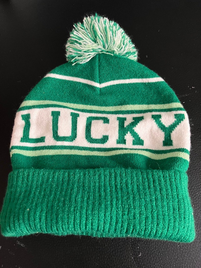 NEW — Lucky Green Beannie Hat