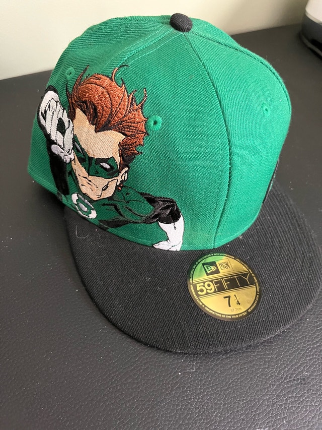 NEW DC Comics Green Lantern Hat - Size 7 1/4