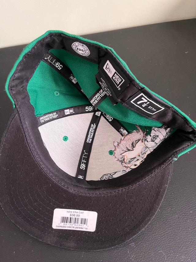 NEW DC Comics Green Lantern Hat - Size 7 1/4 - photo 4