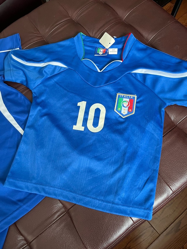 NEW $15 each Kids Italia Soccer Jersey Italy Football - photo 2