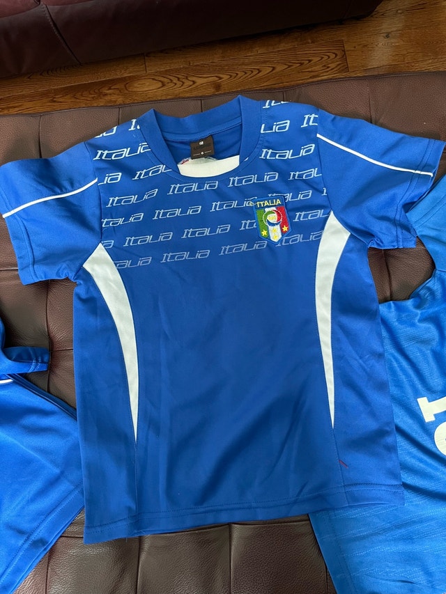 NEW $15 each Kids Italia Soccer Jersey Italy Football - photo 3