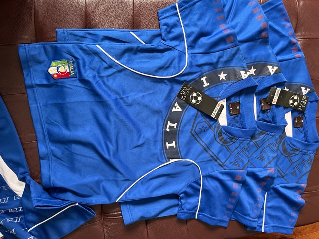 NEW $15 each Kids Italia Soccer Jersey Italy Football - photo 4