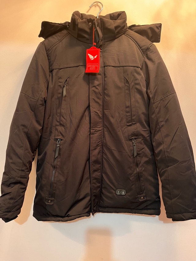 Brand NEW GWE Heated Jacket Men XL Removable Hood