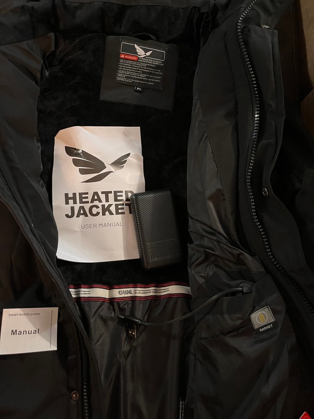 Brand NEW GWE Heated Jacket Men XL Removable Hood - photo 3