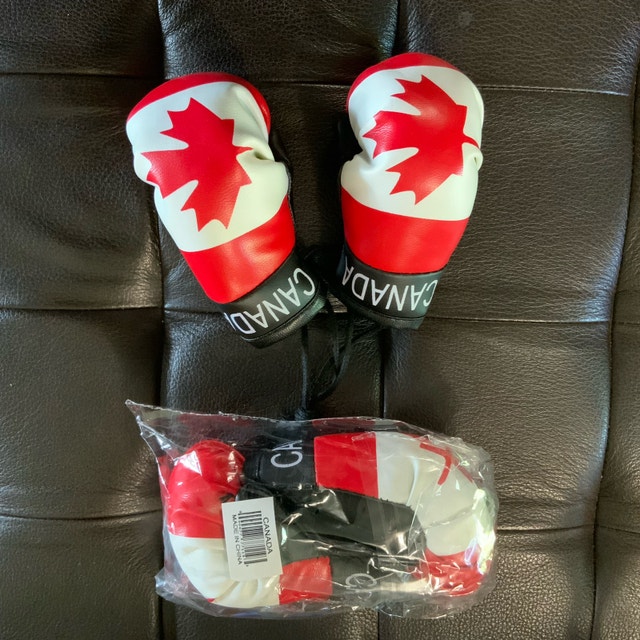 Canada Flag Mini Boxing Gloves