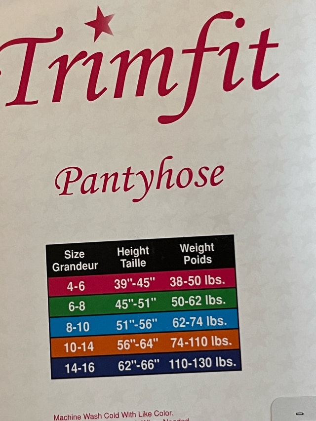 NEW 2 for $5 Trimfit Girls Sheer Nylon Tights - photo 2