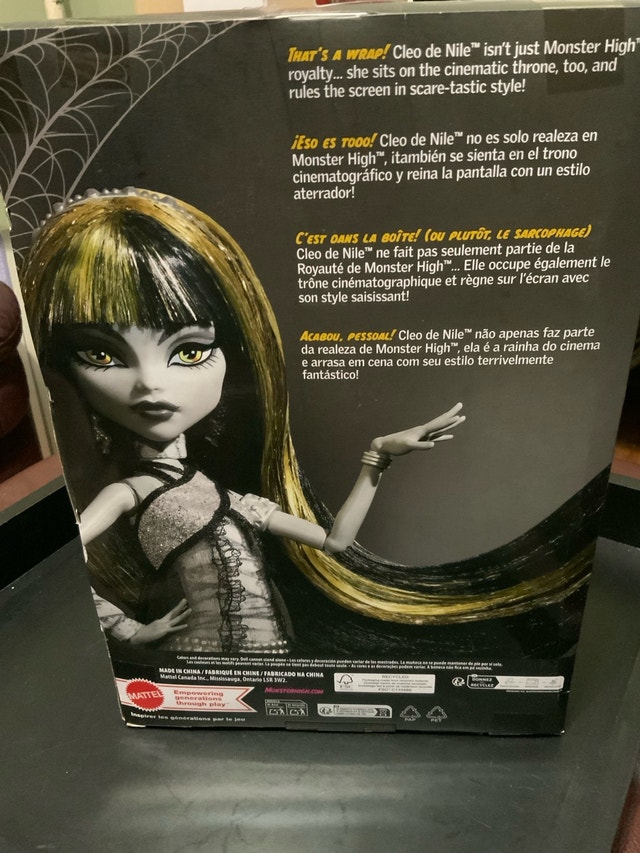 NEW Monster High Cleo De Nile Reel Drama Doll - photo 3