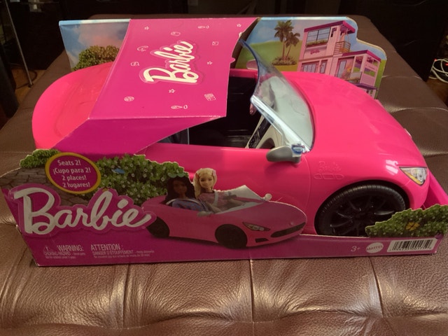 Brand NEW — 14” Pink Barbie Car